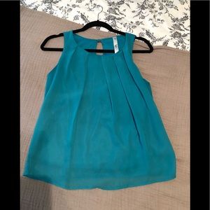 Gracie teal tank top